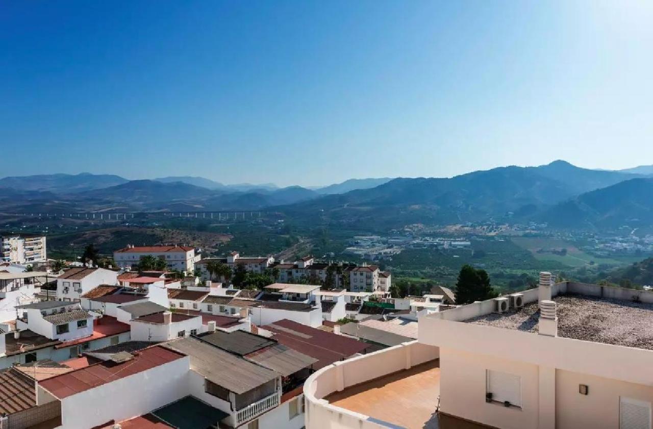 Atico Guadalhorce - Mirador Privado Con Barbacoa Y Solarium Lägenhet Alora Exteriör bild